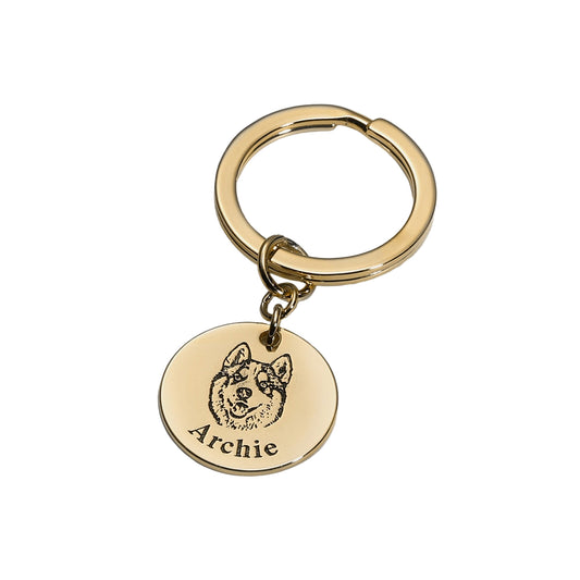 Pet Face Keychain